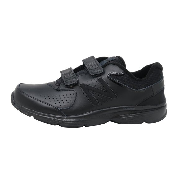 New Balance Men's 411 Faux Leather Sneakers MW411HK2 Black - Picture 1 of 6